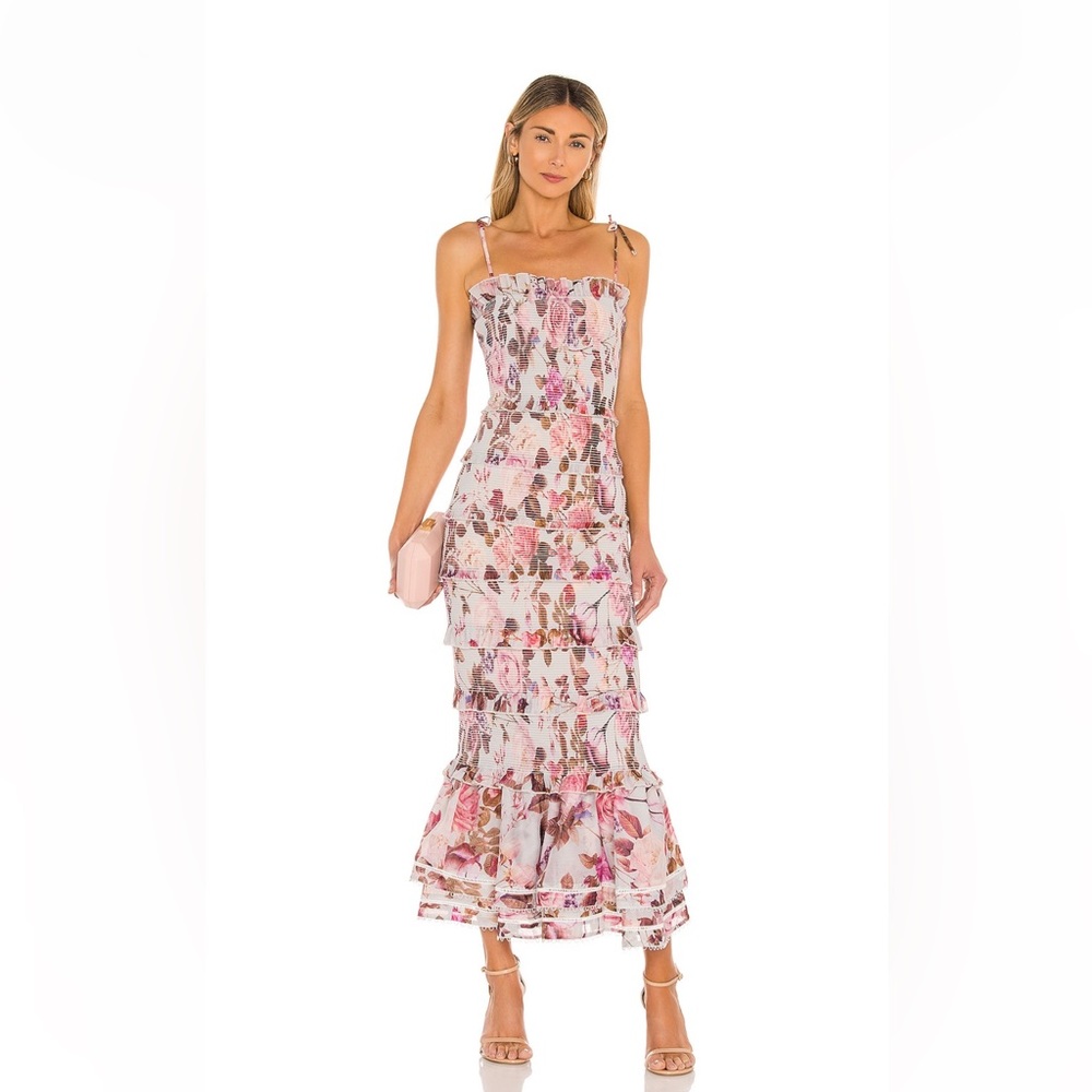 V. Chapman Geranium Dress in Garden Rose worn once!